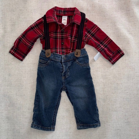 3 piece plaid 3 piece plaid