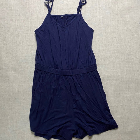 Navy Romper