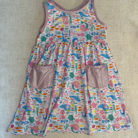 Dahlia Sleeveless Tee Dress by The Original Flap Happy