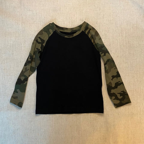 Camo LS Tee