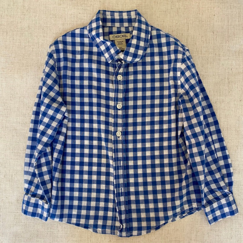 Plaid Long Sleeve Dress Shirt