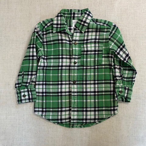 Flannel Button Down by Carter's